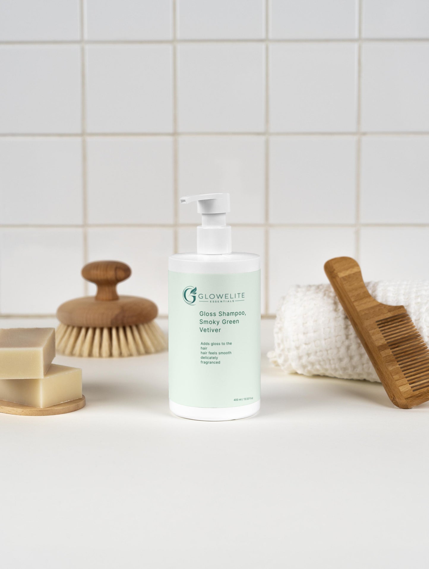 Gloss Shampoo, Smoky Green Vetiver